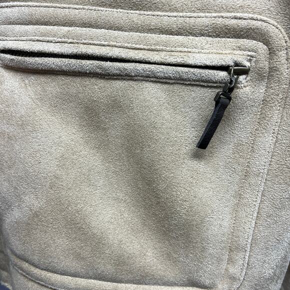 Valerie Steven’s Faux Suede & Faux Fur Zip Front Jacket Size XL - Picture 6 of 13